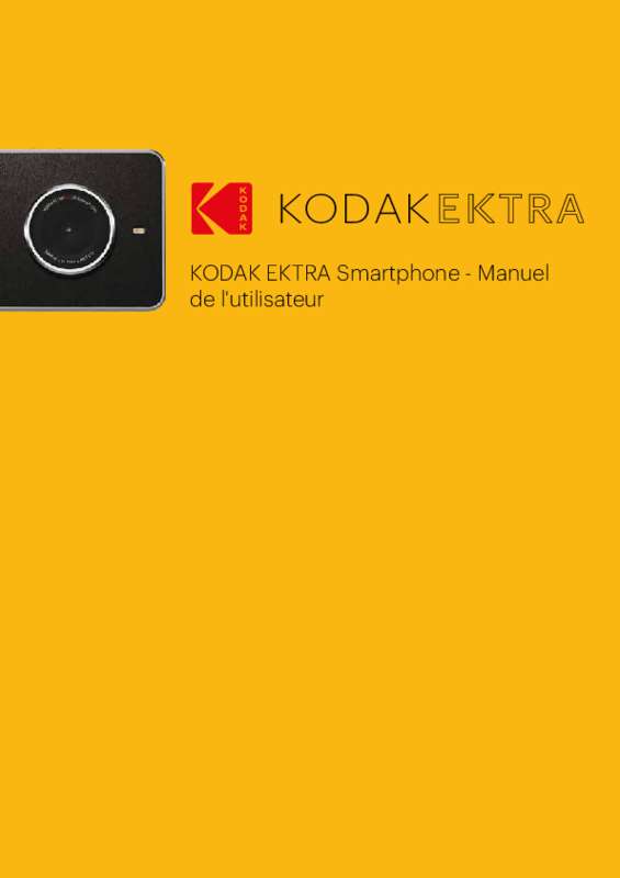 Guide utilisation KODAK EKTRA  de la marque KODAK