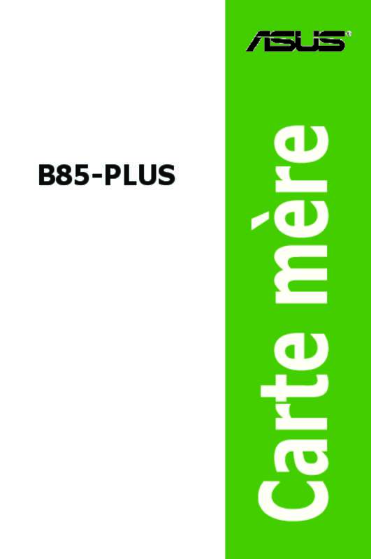 Guide utilisation ASUS B85-PLUS  de la marque ASUS