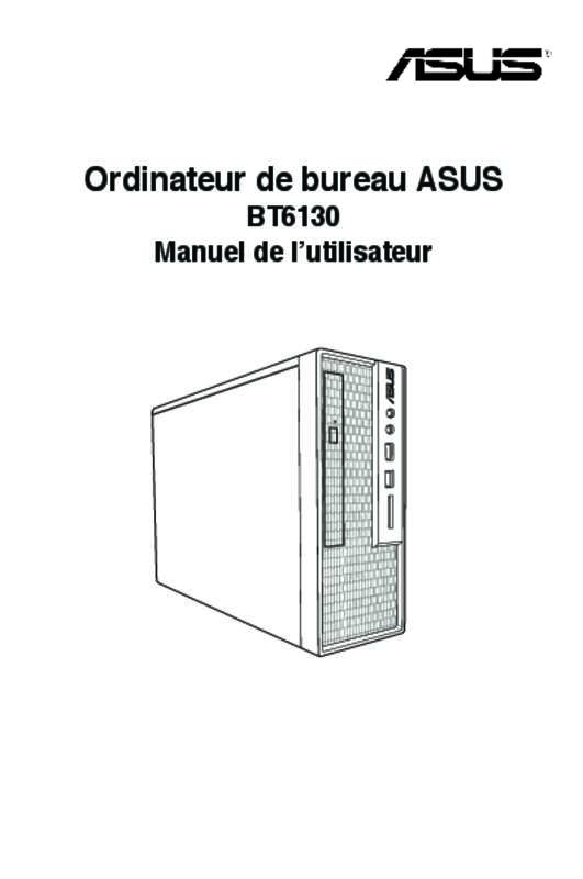 Guide utilisation ASUS BT6130-FR001P  de la marque ASUS