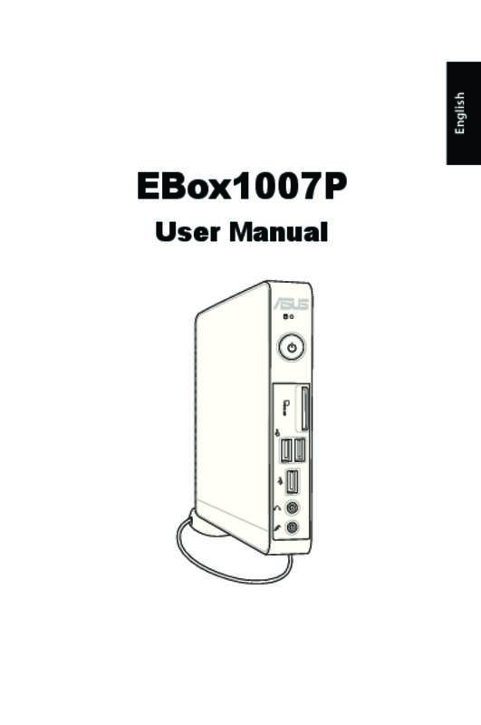 Guide utilisation ASUS EEEBOX PC EB1007P-B0107  de la marque ASUS