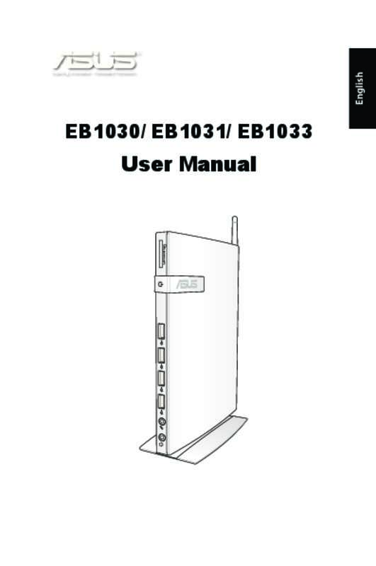 Guide utilisation ASUS EEEBOX PC EB1503-B044E  de la marque ASUS