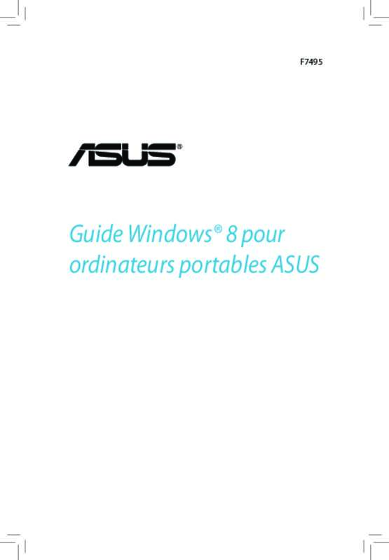 Guide utilisation ASUS F55U-SX055H  de la marque ASUS