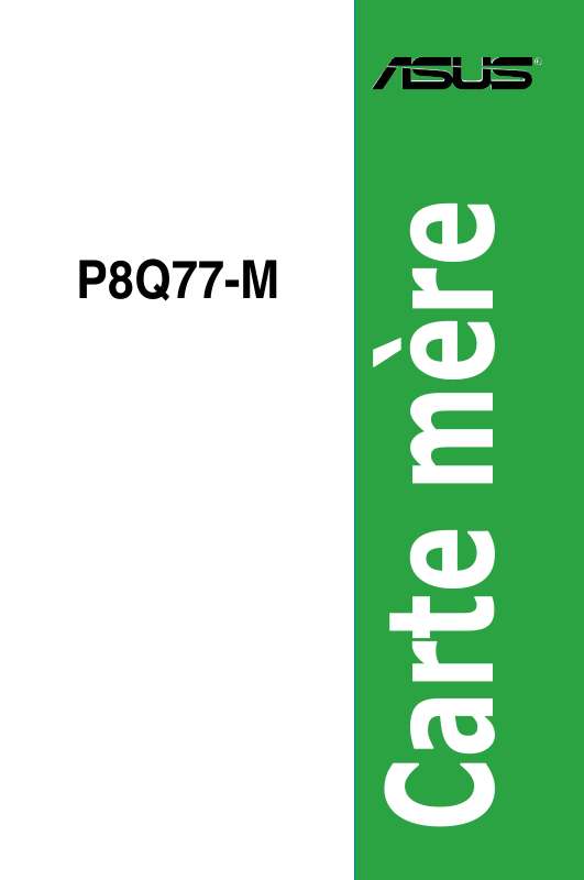 Guide utilisation ASUS P8Q77-M  de la marque ASUS