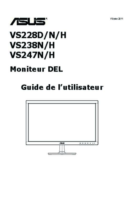 Guide utilisation ASUS VS228HR  de la marque ASUS