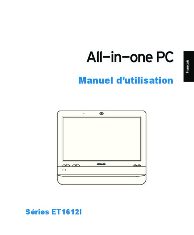 Guide utilisation ASUS ALL-IN-ONE PC ET1612IUTS-W004D  de la marque ASUS