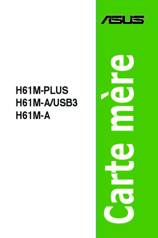 Guide utilisation ASUS H61M-A  de la marque ASUS