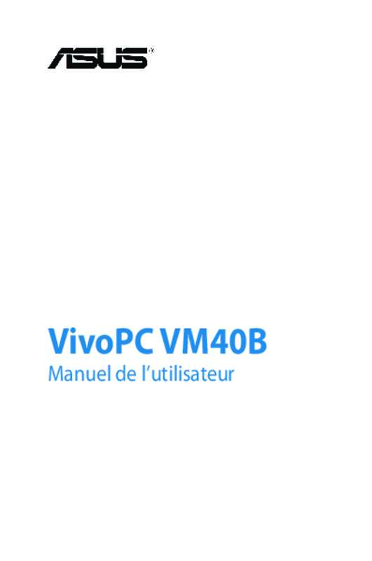 Guide utilisation ASUS VIVOPC-VM40B-S018K  de la marque ASUS