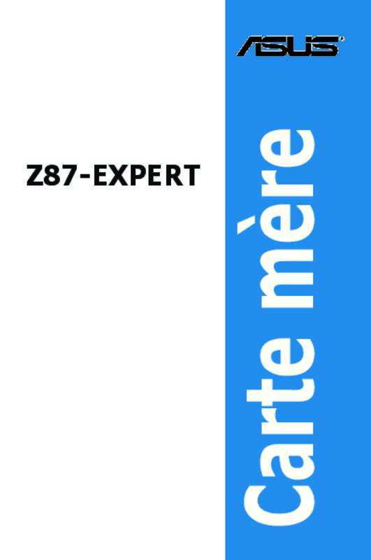 Guide utilisation ASUS Z87-EXPERT C2  de la marque ASUS