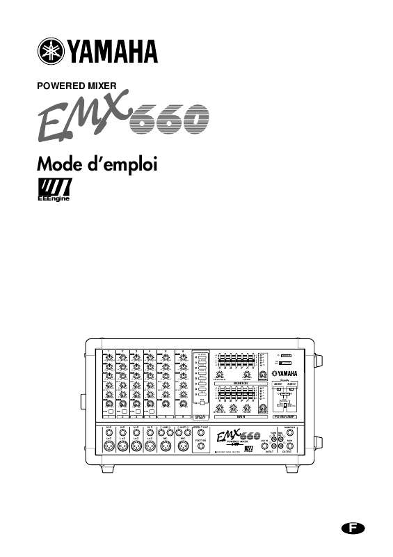 Guide utilisation  YAMAHA EMX 660  de la marque YAMAHA