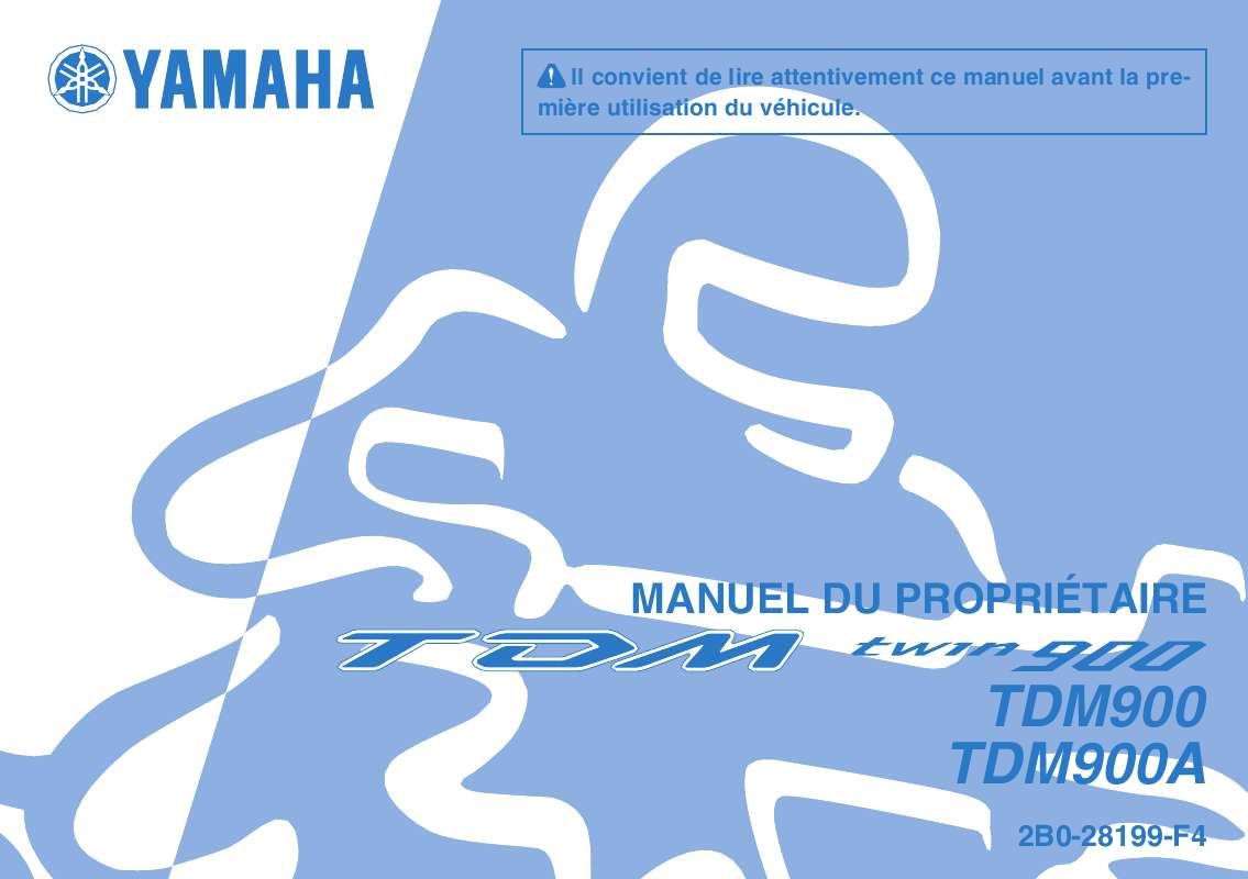 Guide utilisation  YAMAHA TDM900  de la marque YAMAHA