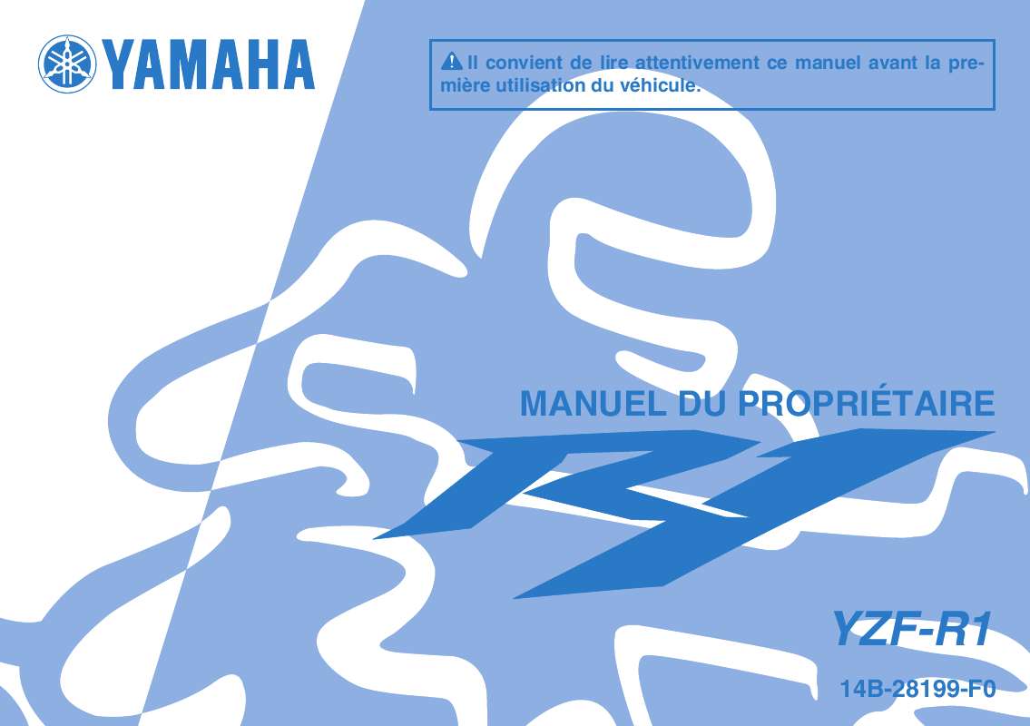 Guide utilisation  YAMAHA YZF-R1  de la marque YAMAHA