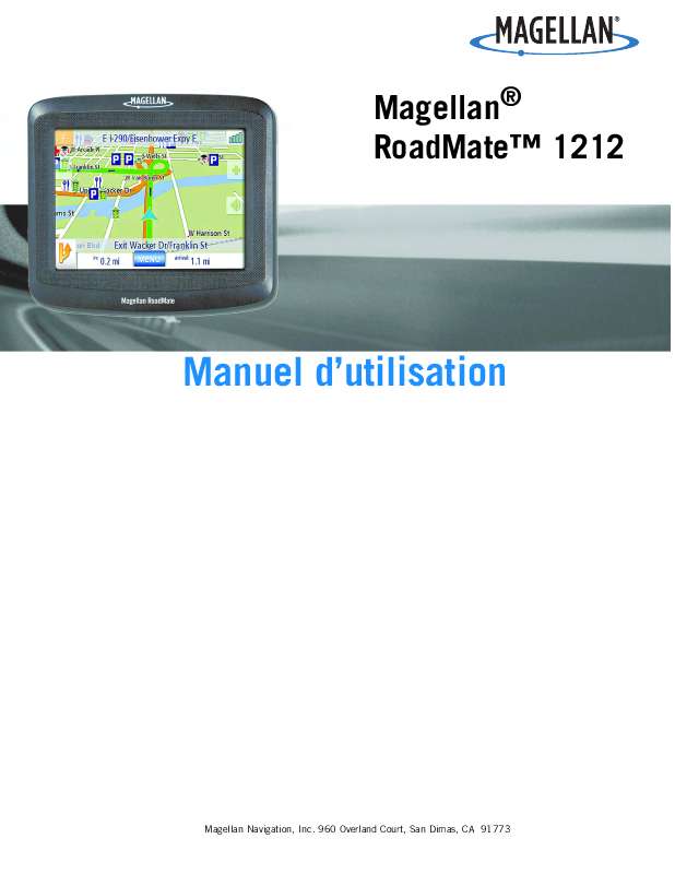 Guide utilisation MAGELLAN ROADMATE 1212  de la marque MAGELLAN