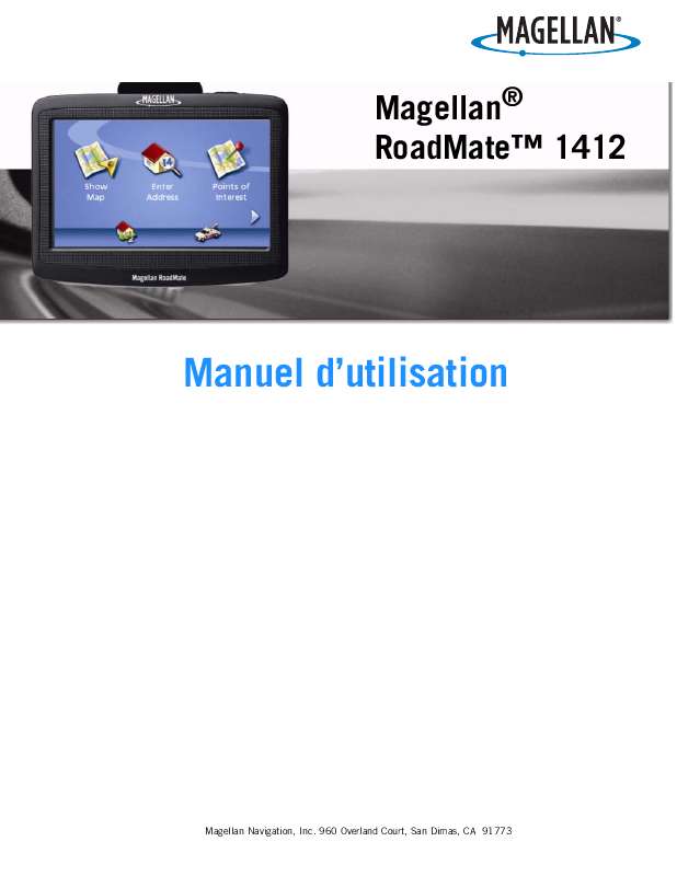 Guide utilisation MAGELLAN ROADMATE 1412  de la marque MAGELLAN
