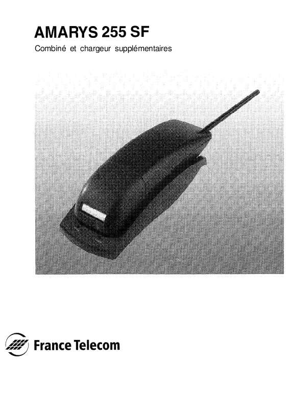 Guide utilisation FRANCE TELECOM AMARYS 255 SF COMBINE  de la marque FRANCE TELECOM