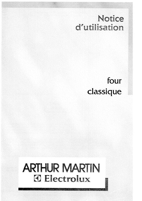Guide utilisation ARTHUR MARTIN 504.03B1 de la marque ARTHUR MARTIN