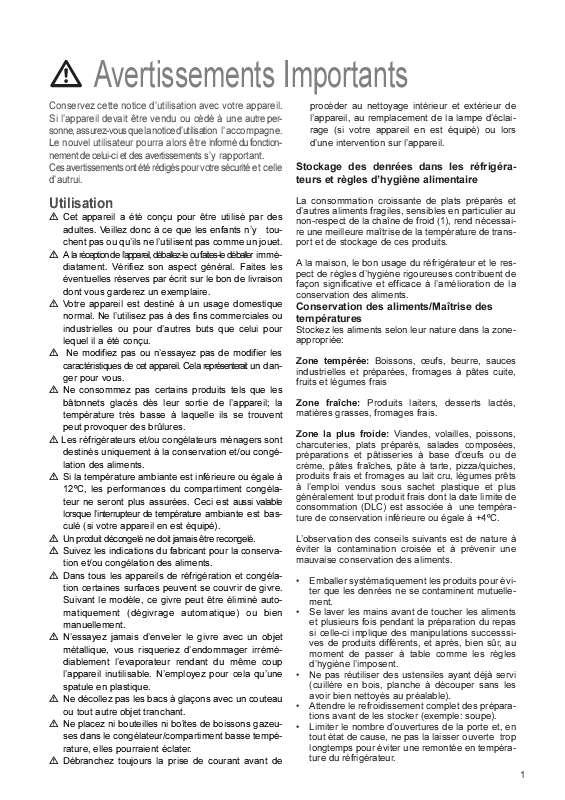 Guide utilisation ARTHUR MARTIN ARA3160  de la marque ARTHUR MARTIN