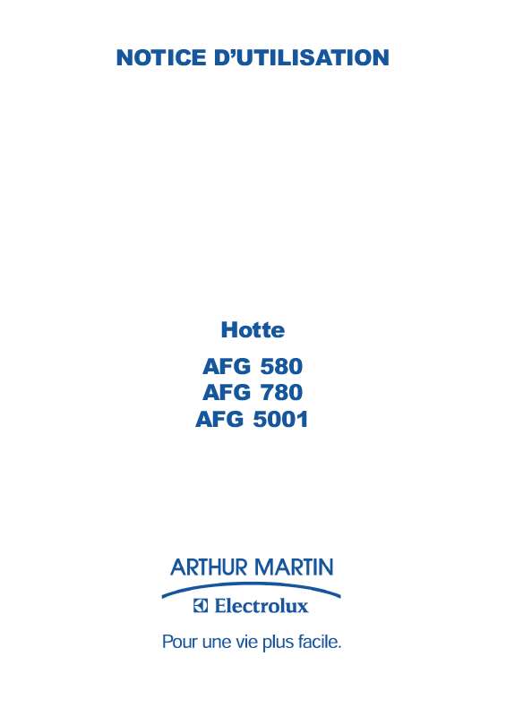 Guide utilisation ARTHUR MARTIN AFG 580 de la marque ARTHUR MARTIN