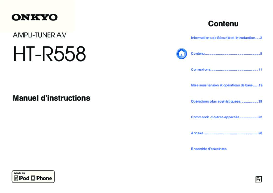 Guide utilisation  ONKYO HT-S4505  de la marque ONKYO