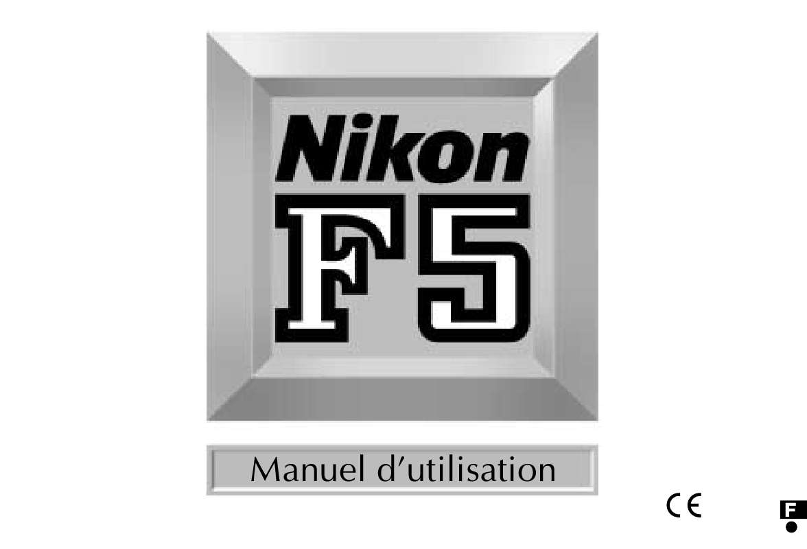 Guide utilisation  NIKON F5  de la marque NIKON