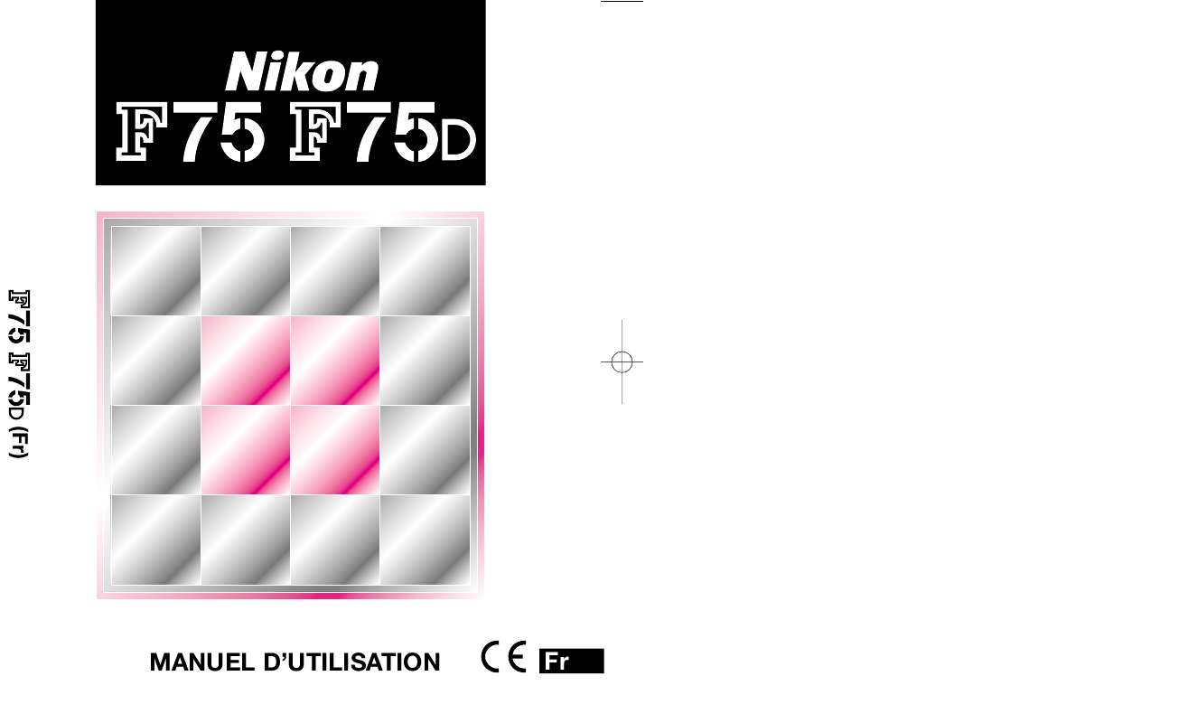 Guide utilisation  NIKON F75  de la marque NIKON