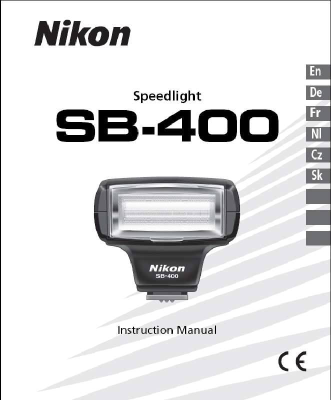 Guide utilisation NIKON SB-400  de la marque NIKON