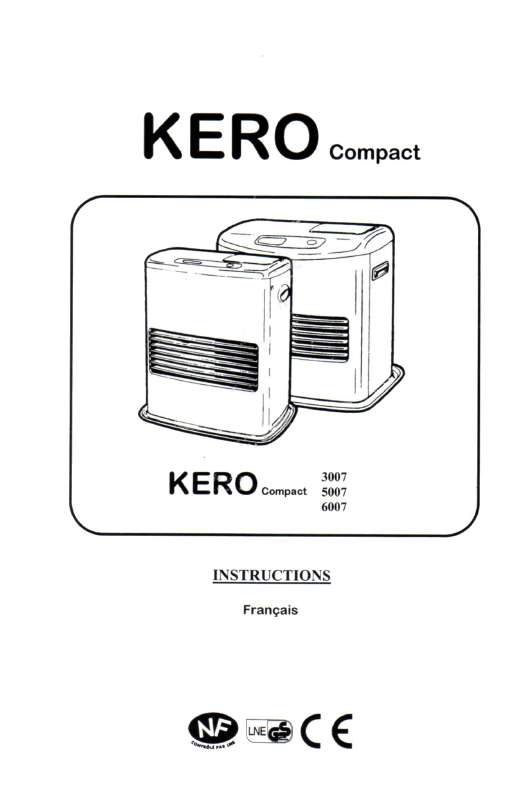 Guide utilisation  KERO COMPACT 5007  de la marque KERO