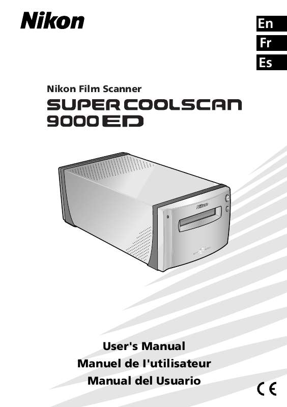 Guide utilisation NIKON SUPER COOLSCAN LS-9000 ED  de la marque NIKON