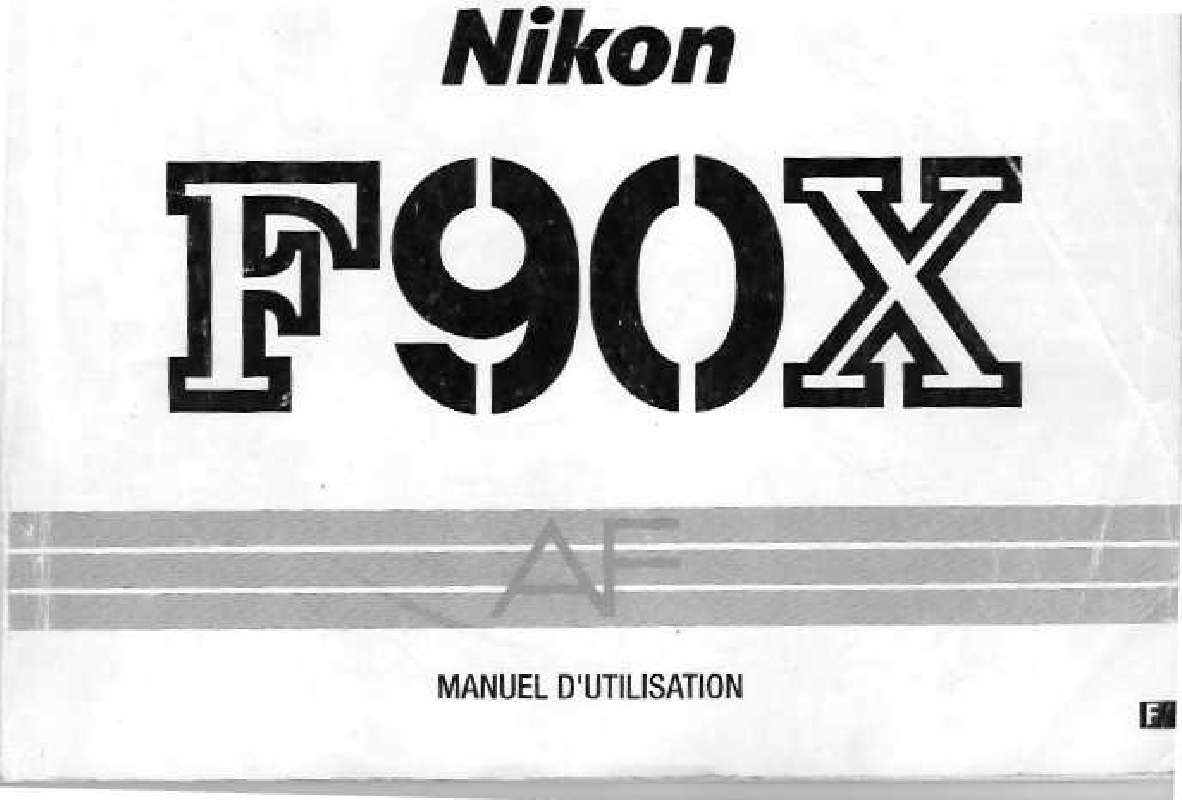 Guide utilisation  NIKON F90X-FR  de la marque NIKON