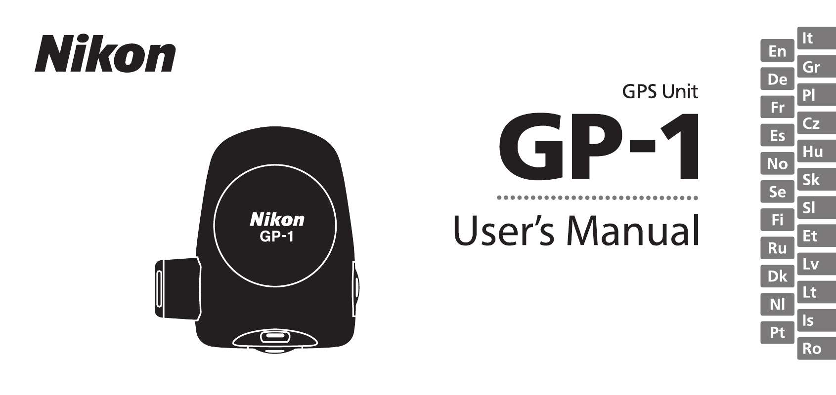 Guide utilisation  NIKON GP-1  de la marque NIKON
