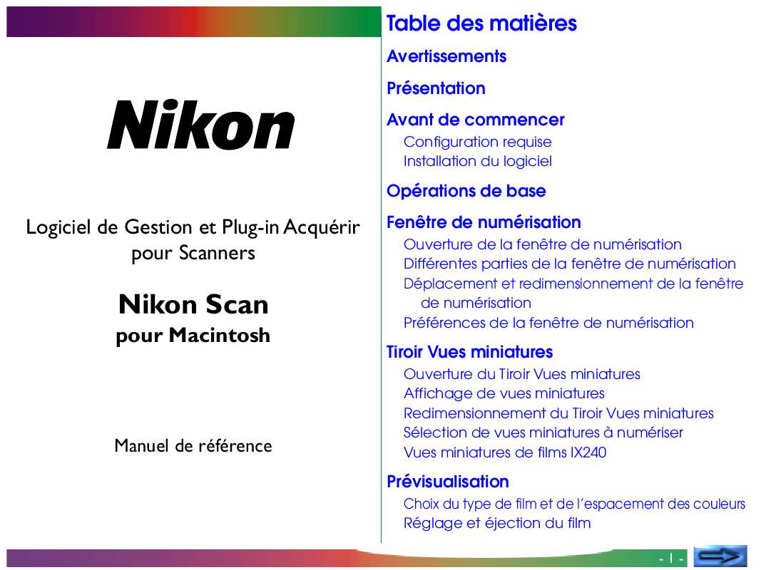 Guide utilisation NIKON SCAN 2  de la marque NIKON