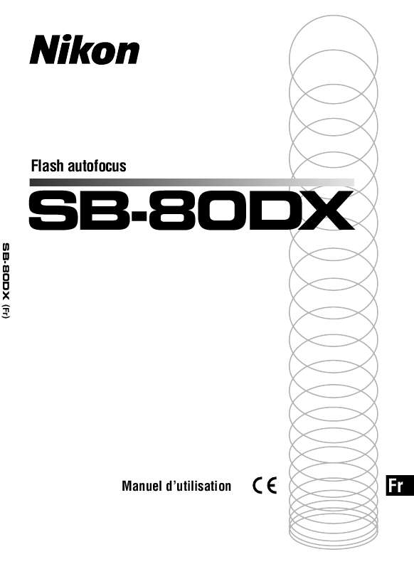 Guide utilisation NIKON SB-80DX  de la marque NIKON