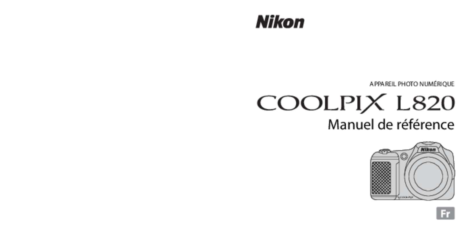 Guide utilisation NIKON COOLPIX L820  de la marque NIKON