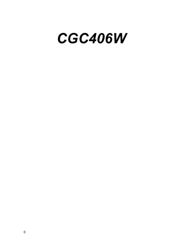 Guide utilisation FAURE CGC406W  de la marque FAURE