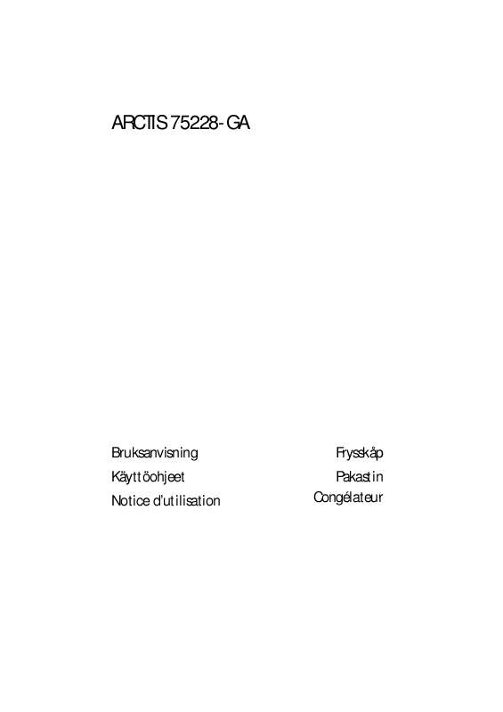 Guide utilisation AEG-ELECTROLUX A75228GA de la marque AEG-ELECTROLUX