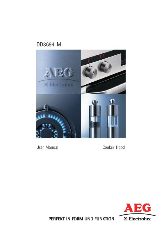 Guide utilisation  AEG-ELECTROLUX DD8694-M  de la marque AEG-ELECTROLUX