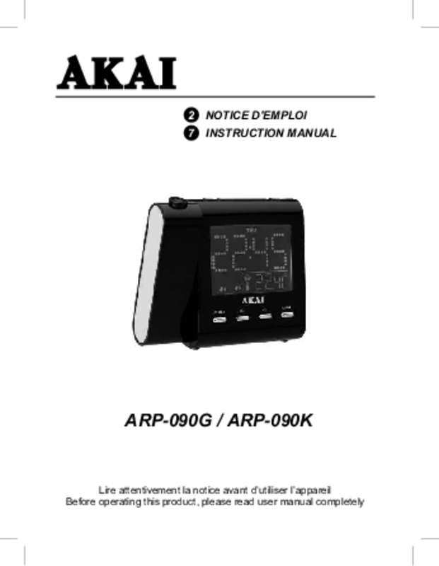 Guide utilisation AKAI ARP 1008  de la marque AKAI