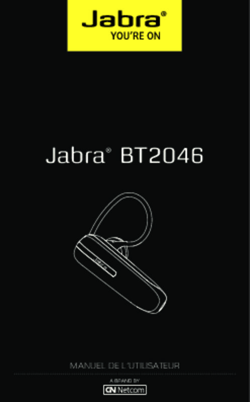 Guide utilisation JABRA BT2046  de la marque JABRA