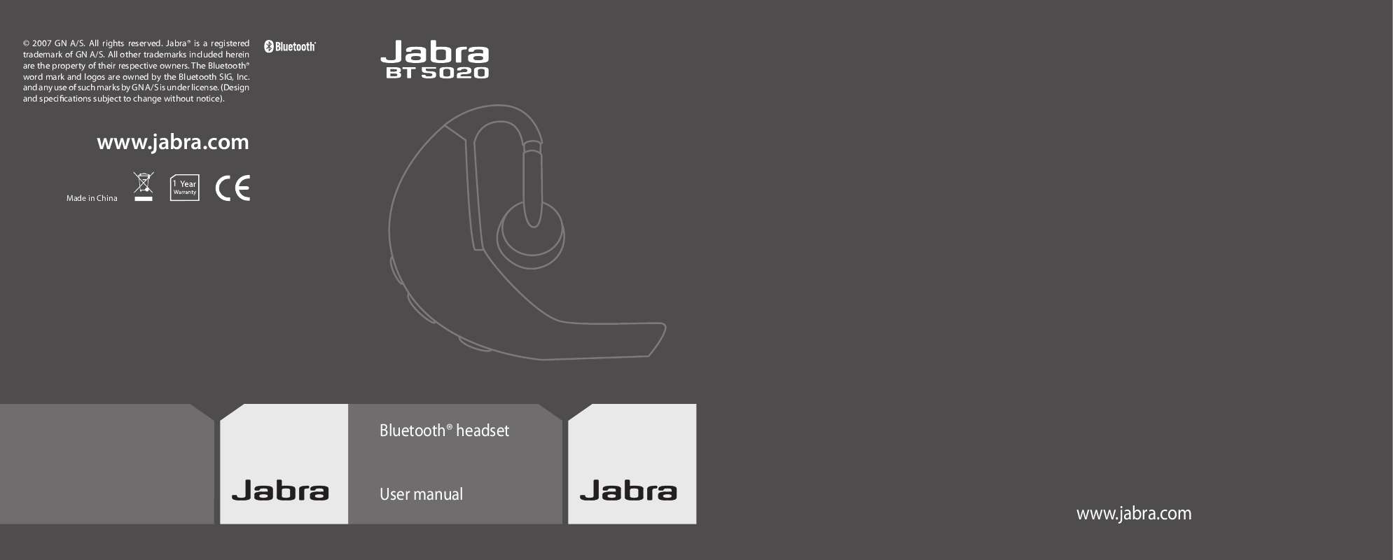 Guide utilisation JABRA BT5020  de la marque JABRA
