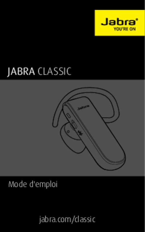 Guide utilisation JABRA CLASSIC  de la marque JABRA