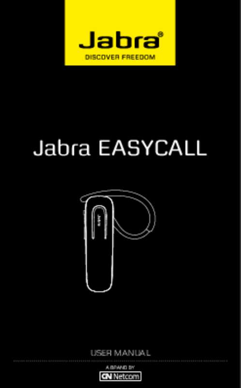 Guide utilisation JABRA EASYCALL  de la marque JABRA
