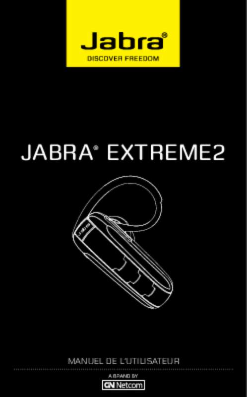 Guide utilisation JABRA EXTREME 2  de la marque JABRA