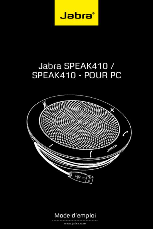 Guide utilisation JABRA SPEAK 410  de la marque JABRA