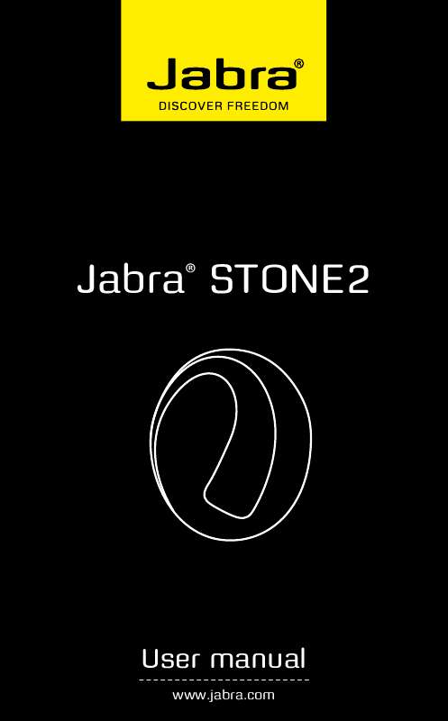 Guide utilisation JABRA STONE2  de la marque JABRA