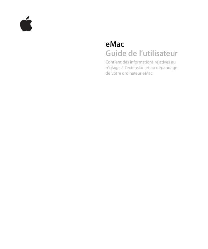 Guide utilisation  APPLE EMAC  de la marque APPLE