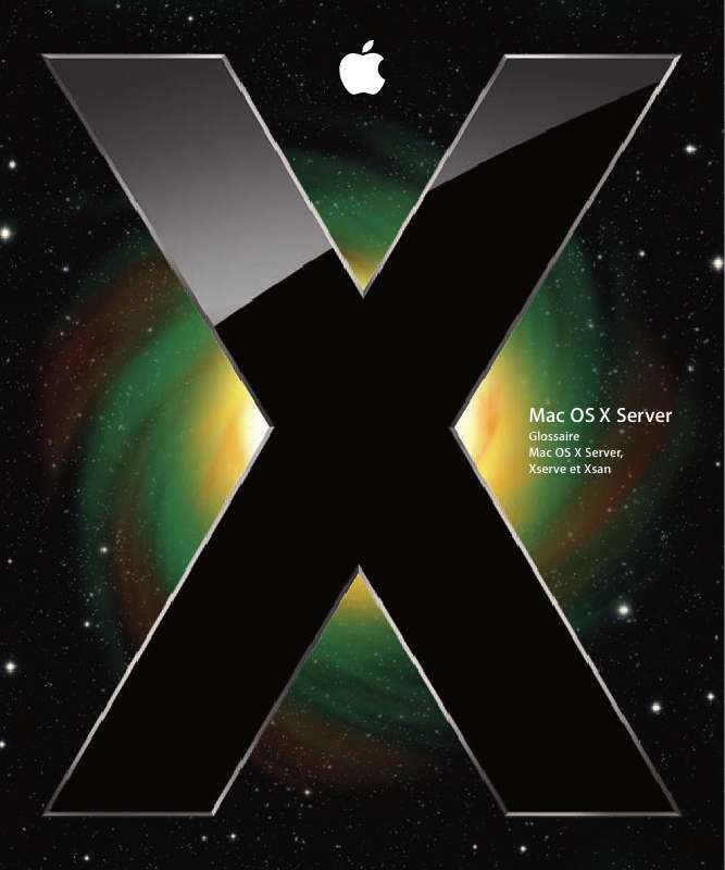 Guide utilisation APPLE MAC OS X SERVER  de la marque APPLE