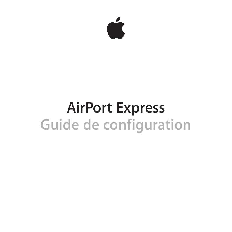 Guide utilisation APPLE AIRPORT EXPRESS  de la marque APPLE