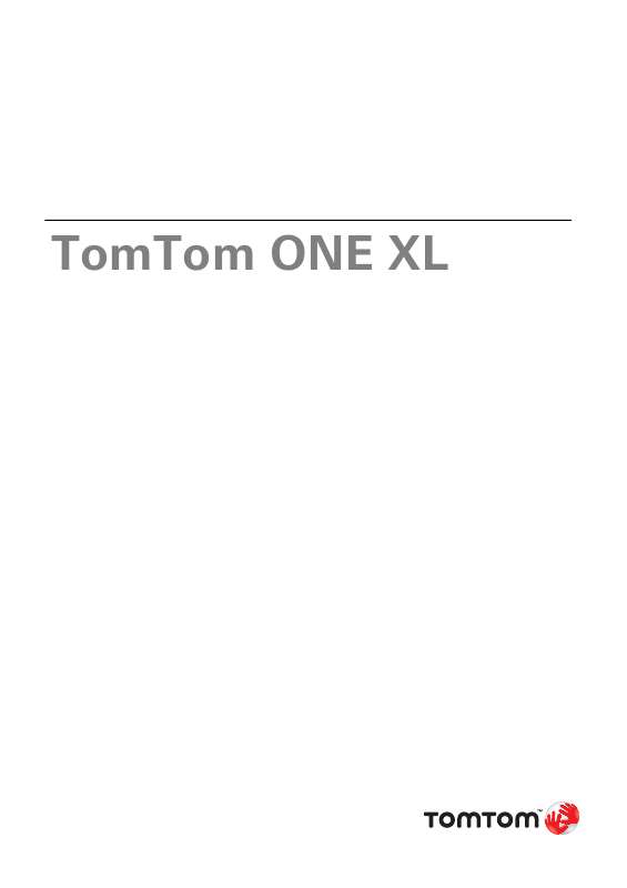 Guide utilisation TOMTOM ONE XL  de la marque TOMTOM