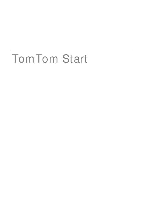 Guide utilisation TOMTOM START  de la marque TOMTOM