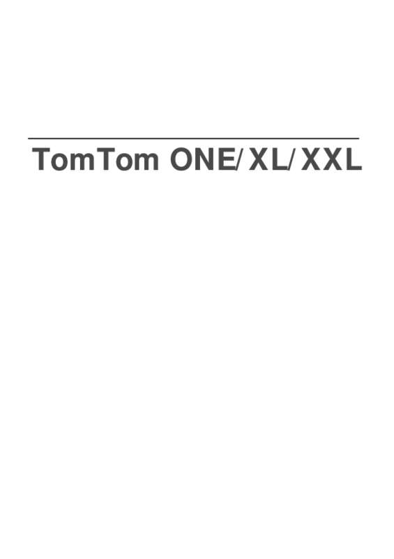 Guide utilisation TOMTOM XXL EUROPE CLASSIC  de la marque TOMTOM