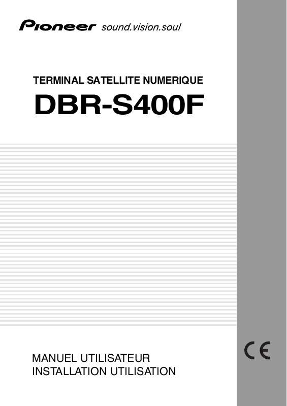 Guide utilisation  PIONEER DBR-S400F  de la marque PIONEER
